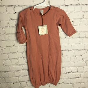 Kate Quinn mauve open footed swaddle sleeper